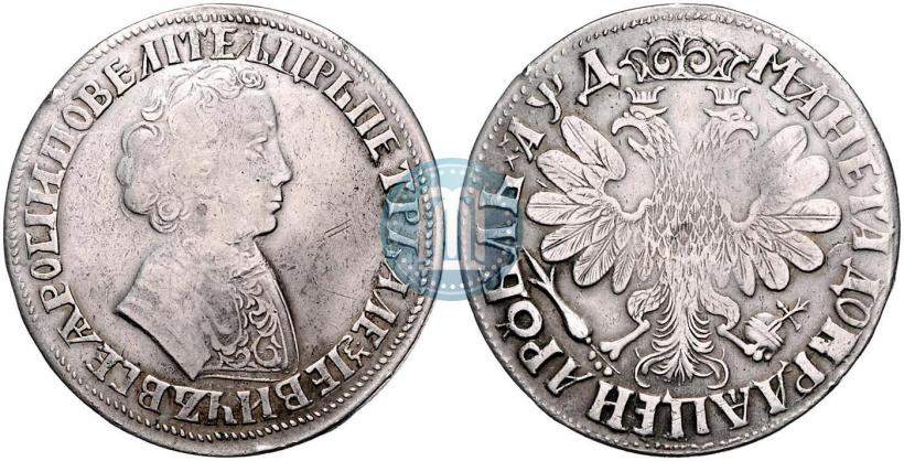Picture 1 rouble 1704 year  