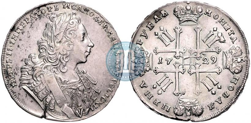 Picture 1 rouble 1729 year  "Type of 1729"