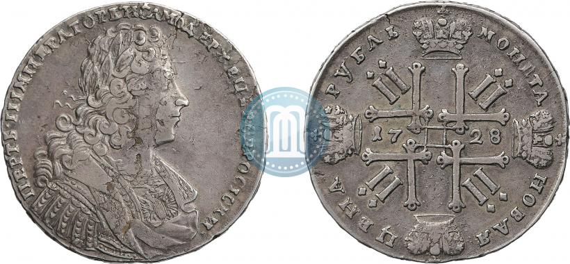 Picture 1 rouble 1728 year  "Type of 1728"