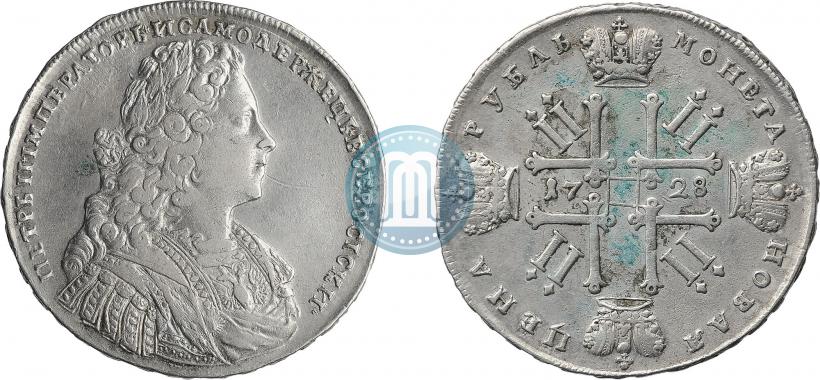 Picture 1 rouble 1728 year  "Type of 1728"