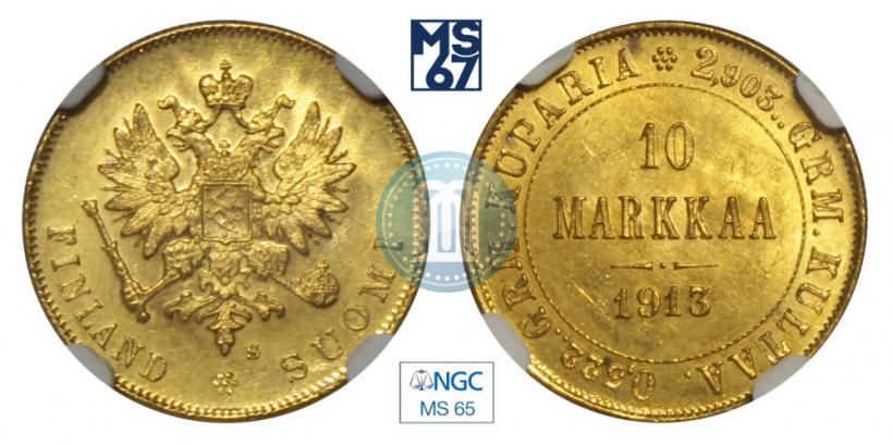 Picture 10 markkaa 1913 year S 