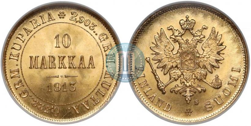 Фото 10 марок 1913 года S 