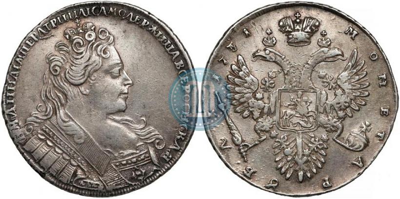 Фото 1 рубль 1731 года  