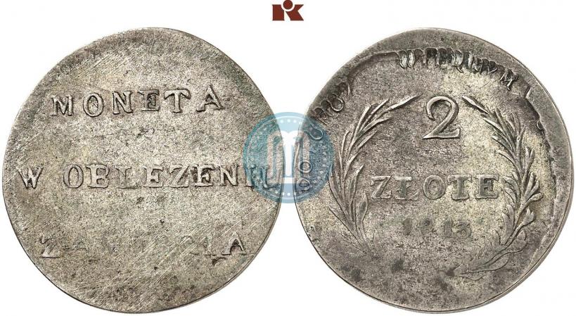 Picture 2 złote 1813 year  