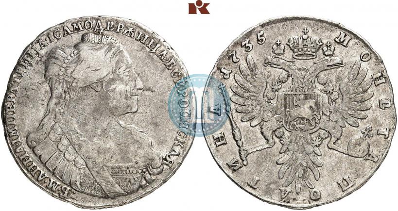 Picture Poltina 1735 year  