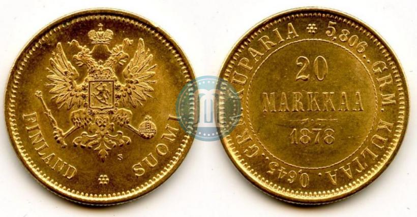 Picture 20 markkaa 1878 year S 