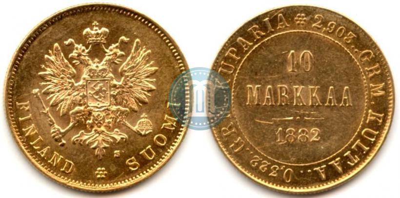 Picture 10 markkaa 1882 year S 