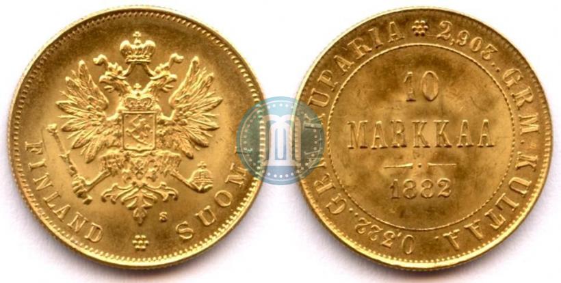 Picture 10 markkaa 1882 year S 