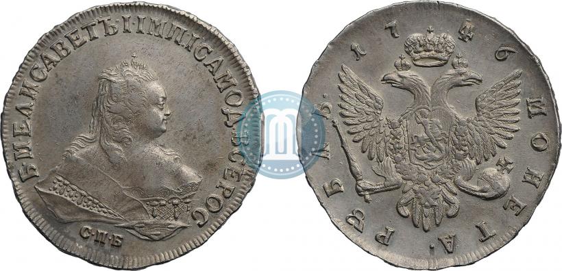 Picture 1 rouble 1746 year СПБ 