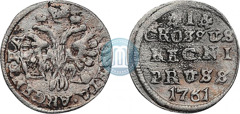 Фото 1 грош 1761 года  