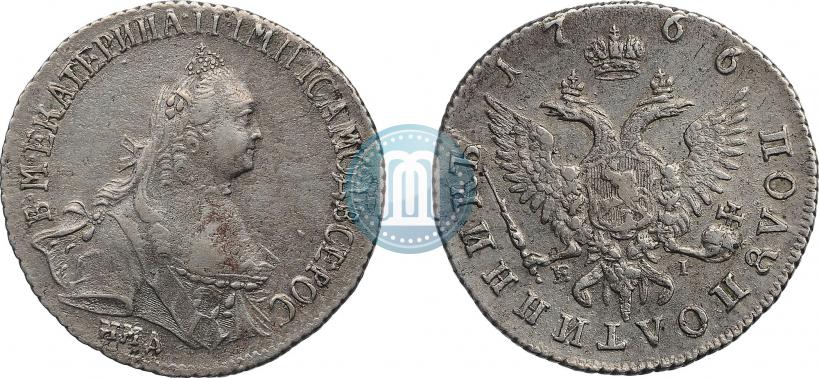 Фото Полуполтинник 1766 года ММД-EI 