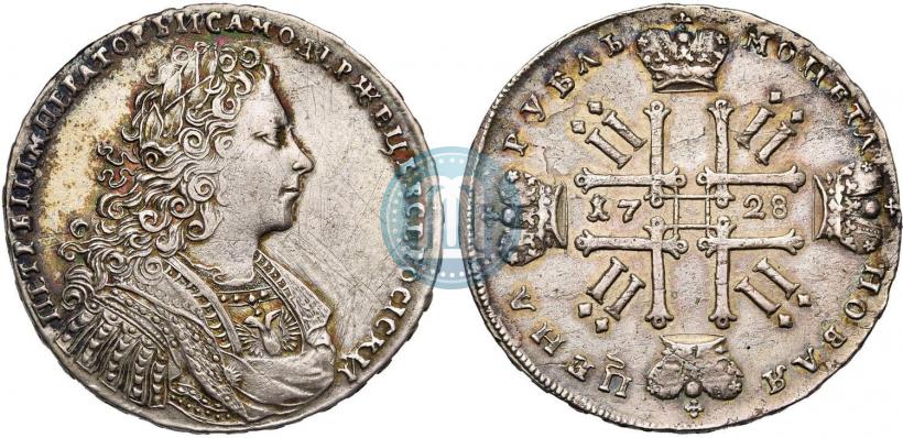 Picture 1 rouble 1728 year  "Type of 1728"
