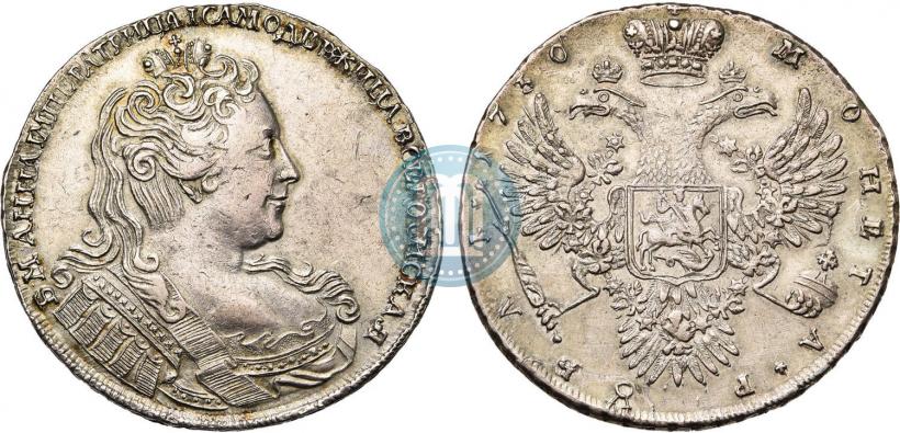 Picture 1 rouble 1730 year  