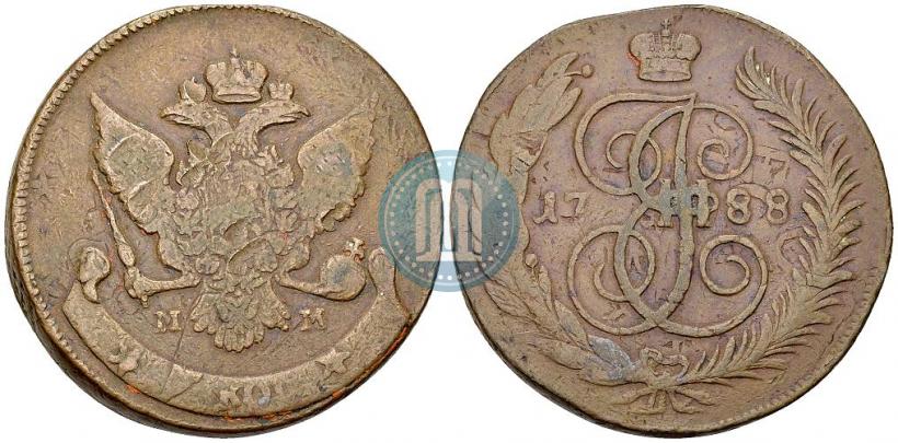 Picture 5 kopecks 1788 year ММ 
