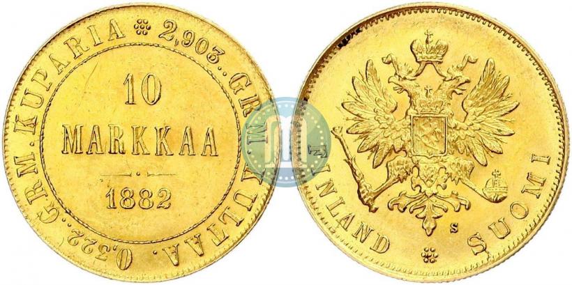 Фото 10 марок 1882 года S 