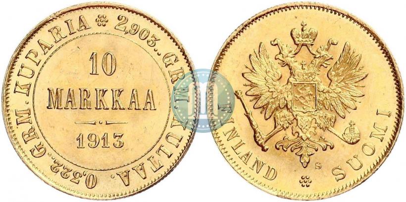 Фото 10 марок 1913 года S 