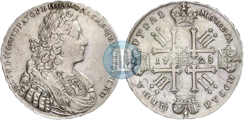 Picture 1 rouble 1728 year  "Type of 1728"