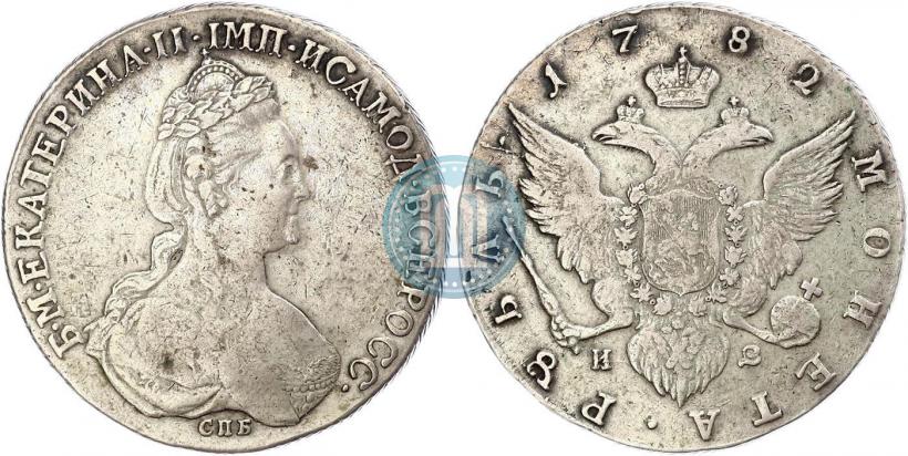 Picture 1 rouble 1782 year СПБ-ИЗ 