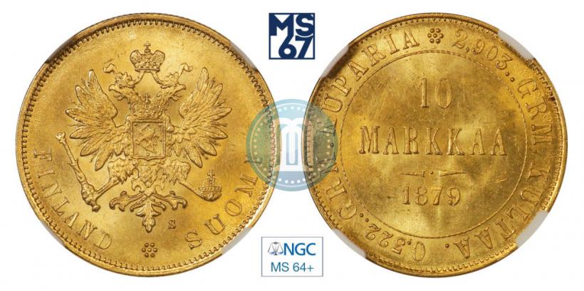 Picture 10 markkaa 1879 year S 