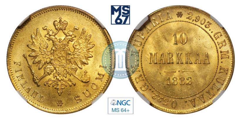 Picture 10 markkaa 1882 year S 