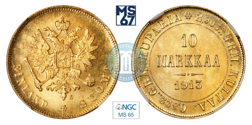 Picture 10 markkaa 1913 year S 