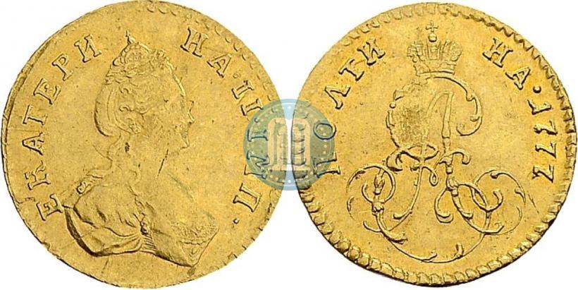 Фото Полтина 1777 года  