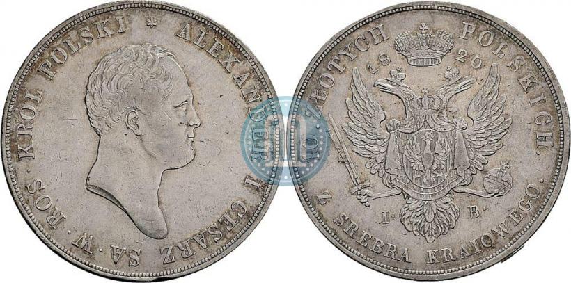 Picture 10 złotych 1820 year IB 