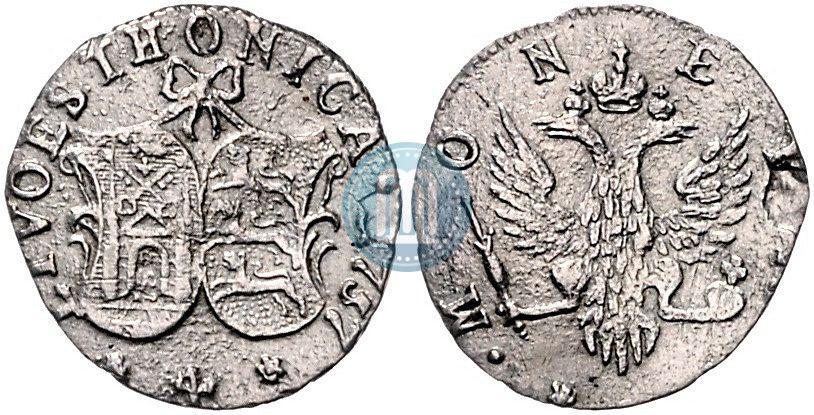 Фото 4 копейки 1757 года  "Ливонез"