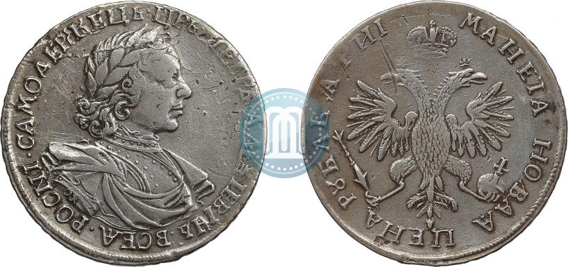 Фото 1 рубль 1718 года OK-L 