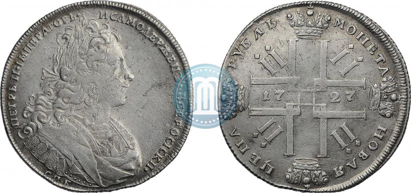 Picture 1 rouble 1727 year СПБ "Petersburg type"