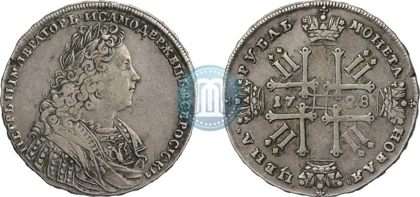 Picture 1 rouble 1728 year  "Type of 1728"