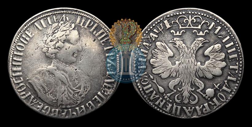 Фото 1 рубль 1718 года OK 