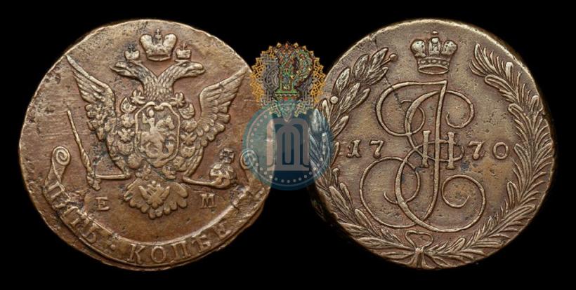 Фото 5 копеек 1770 года ЕМ 