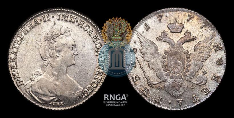 Picture 1 rouble 1777 year СПБ-ФЛ 