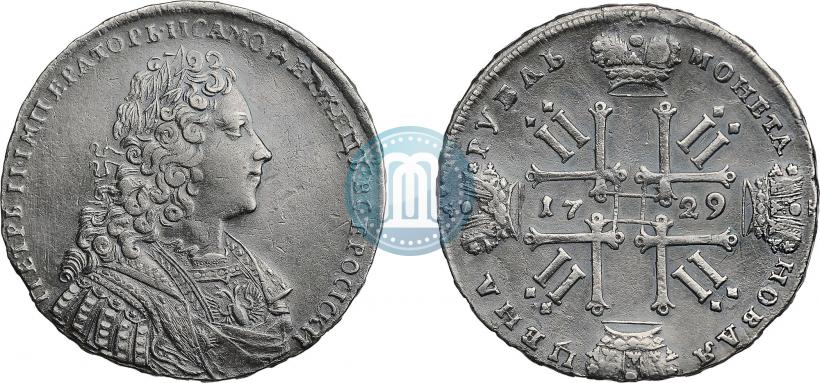 Picture 1 rouble 1729 year  "Type of 1728"