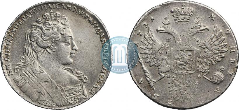 Picture 1 rouble 1731 year  