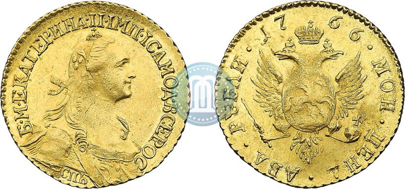 Picture 2 roubles 1766 year СПБ 