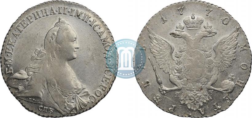 Picture 1 rouble 1770 year СПБ-ЯЧ 