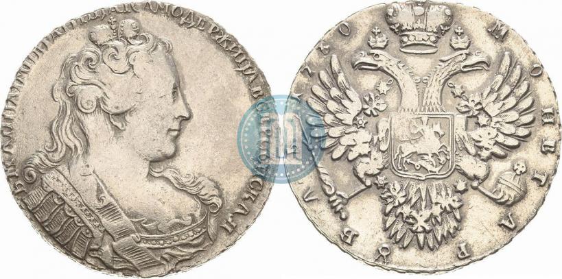 Picture 1 rouble 1730 year  