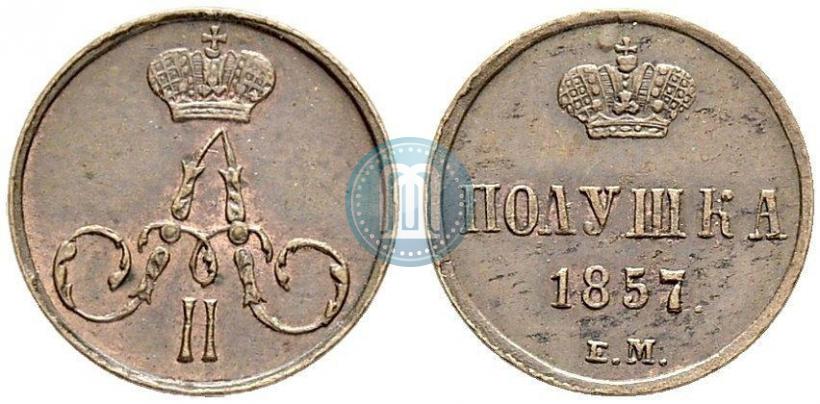 Picture Polushka 1857 year ЕМ 