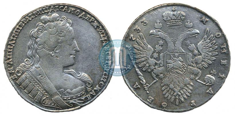 Picture 1 rouble 1733 year  