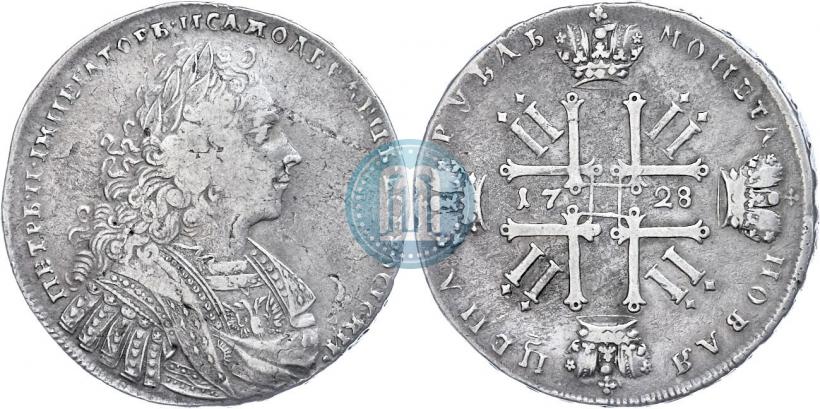 Фото 1 рубль 1728 года  "Тип 1728"
