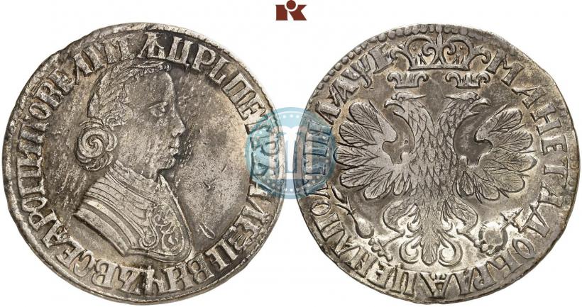 Picture Poltina 1705 year  "Portrait by F. Alekseev"