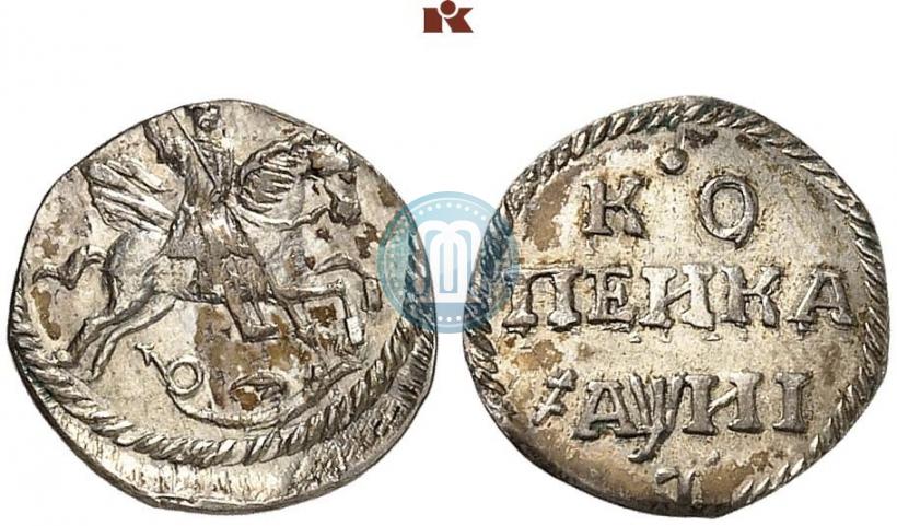 Picture 1 kopeck 1718 year L 