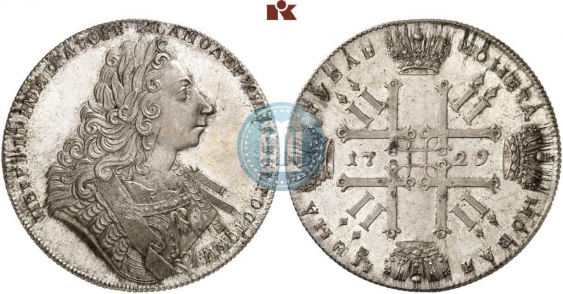 Picture 1 rouble 1729 year  "Type of 1729"