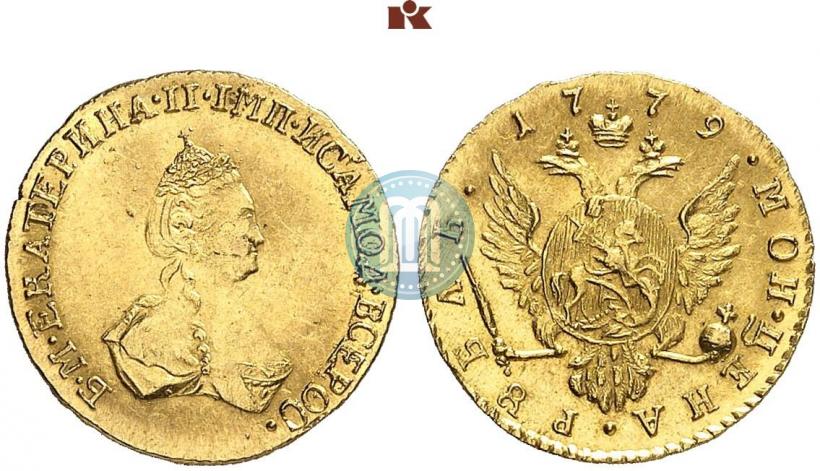 Фото 1 рубль 1779 года  