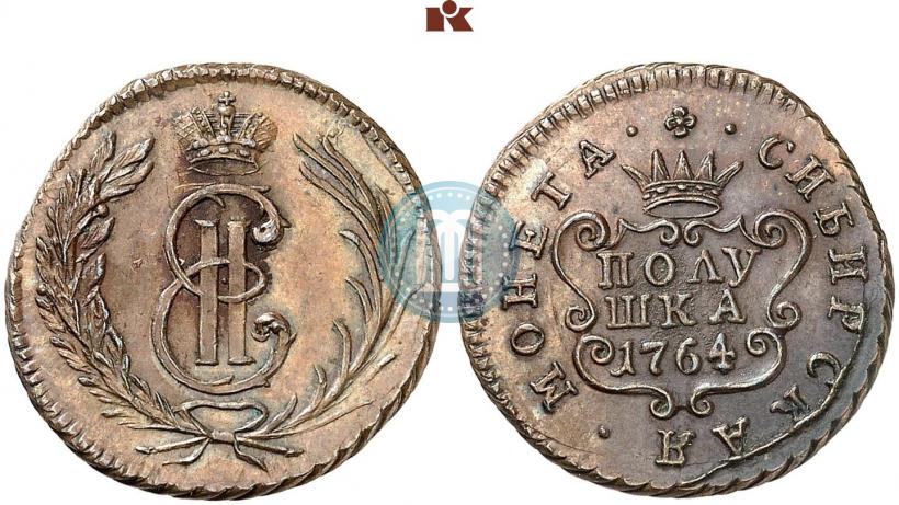 Фото Полушка 1764 года  