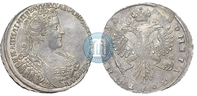 Фото Полтина 1732 года  