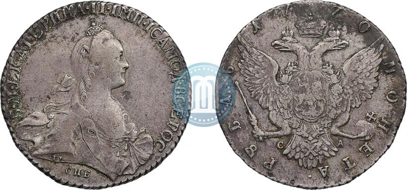 Picture 1 rouble 1770 year СПБ-СА 