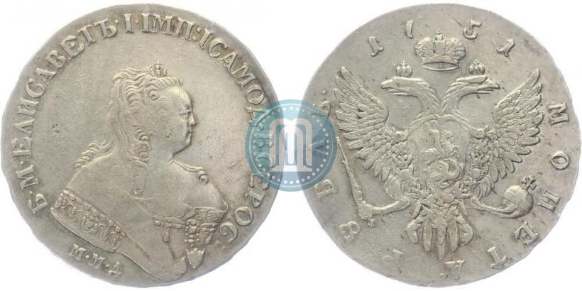 Picture 1 rouble 1751 year ММД 